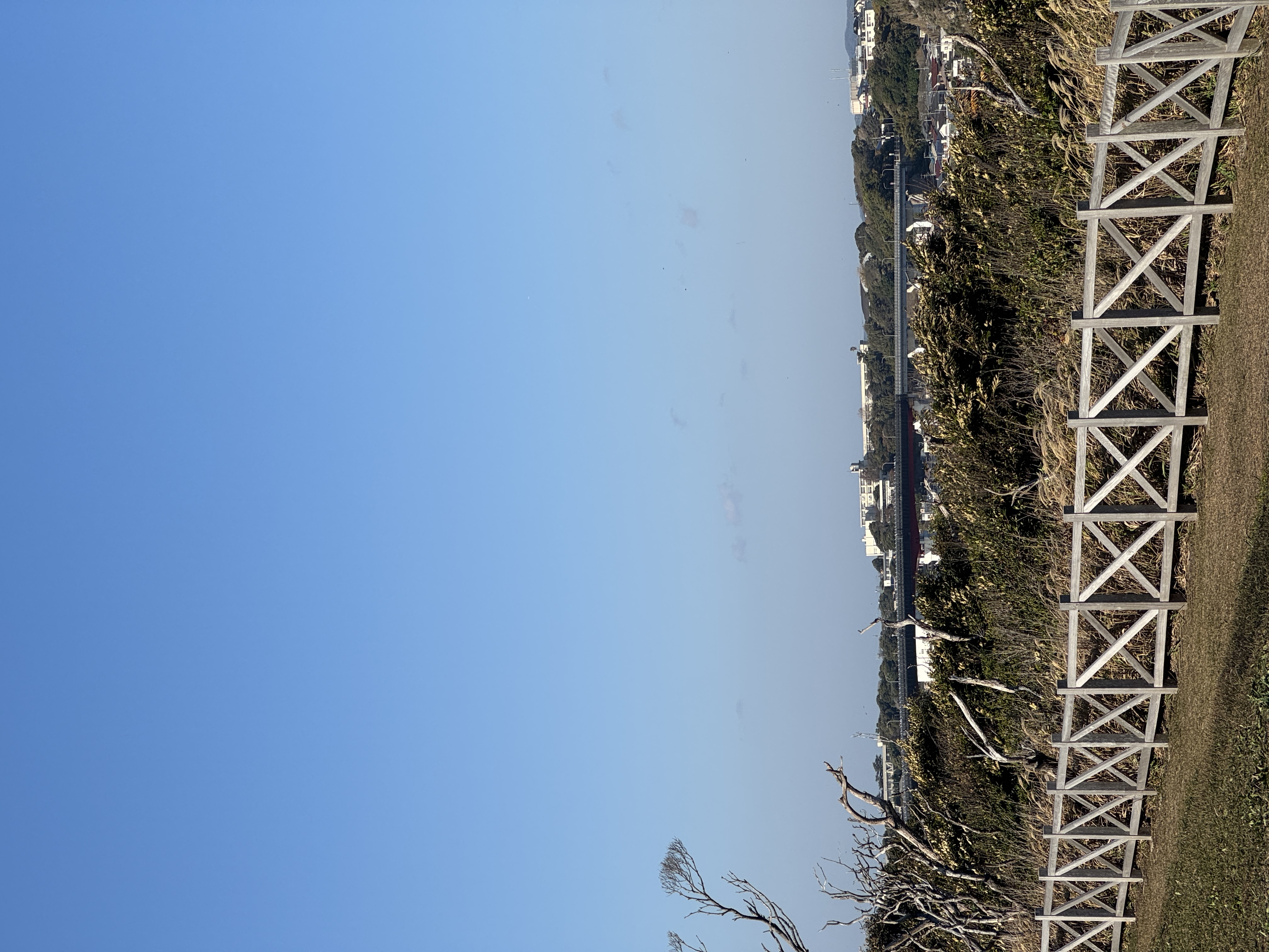 遠くの大橋